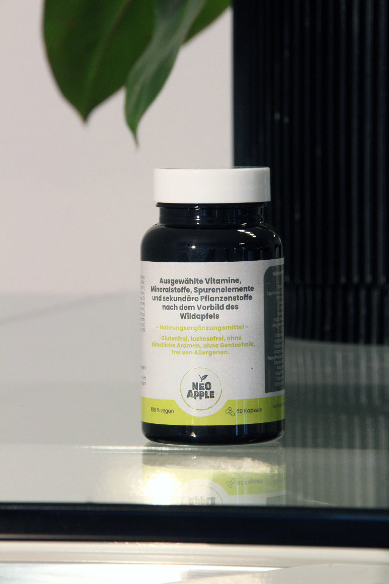 Neoapple Multivitamin Kapseln Dose Vorderseite