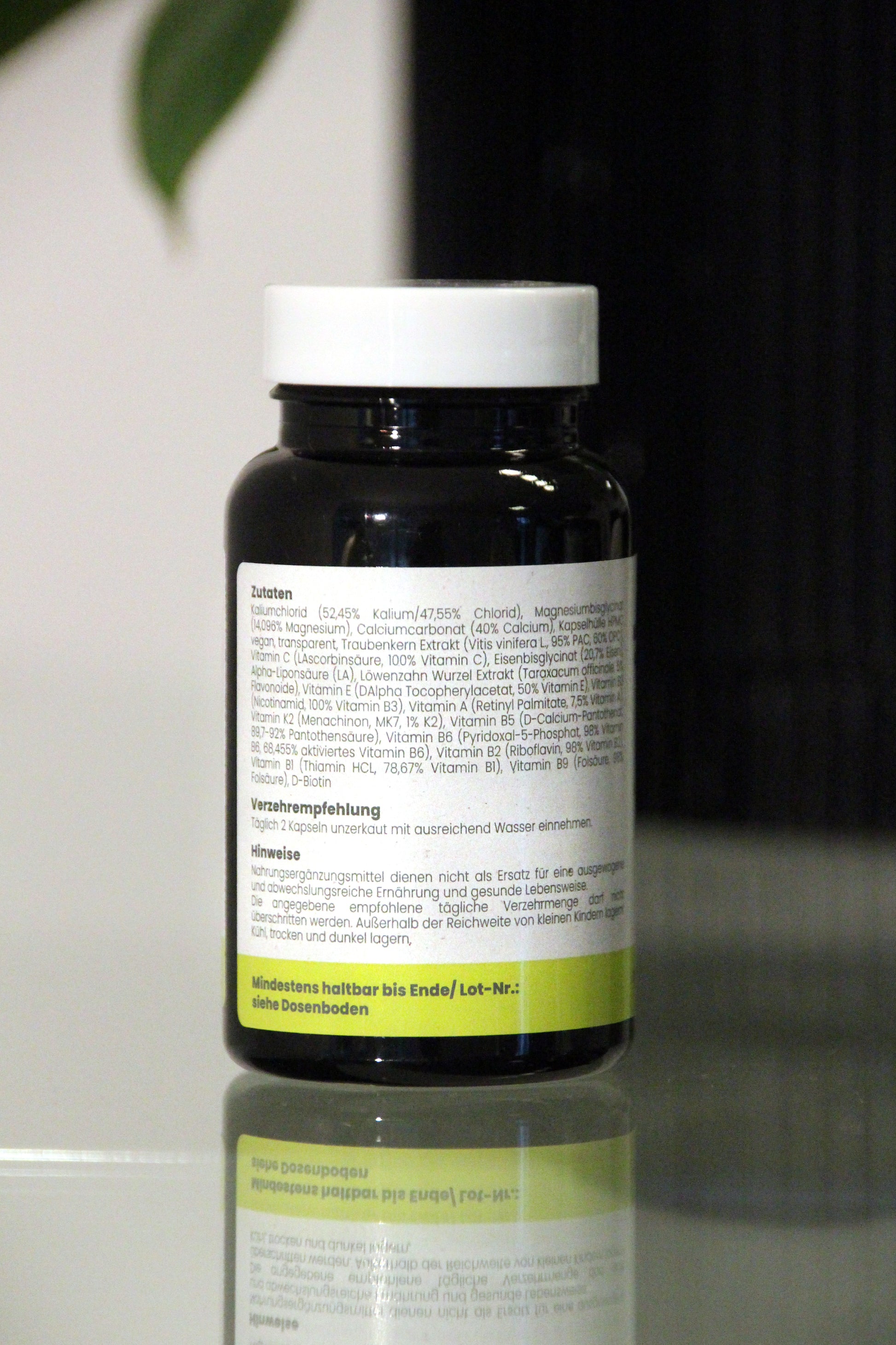 Neoapple Multivitamin Kapseln Dose Rückseite